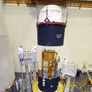 TerraSAR-X satellite launch preparations