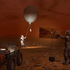 Titan exploration, artwork
