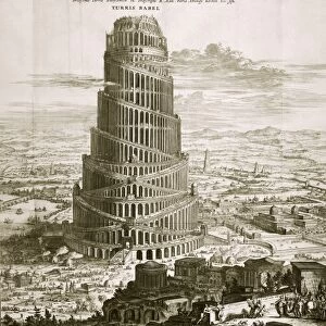 Tower of Babel, 17th-century artwork C016 / 8933