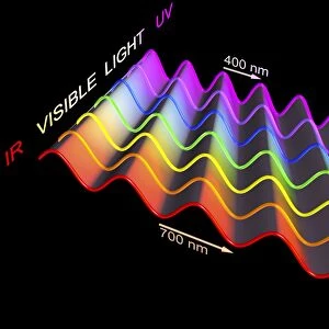 Visible light spectrum, artwork C016 / 9846