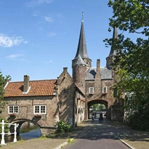 The 16th century East Port Gate, Delft, Holland, Europe