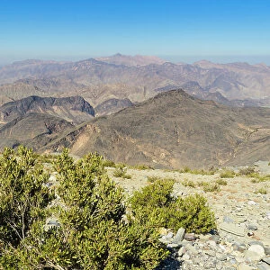 Al Hajar Mountains (Oman Mountains) close to Jebel Shams Canyon, Oman, Middle East