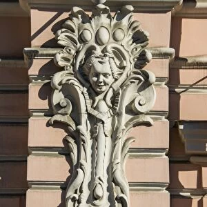 Architectural detail, St. Petersburg, Russia, Europe