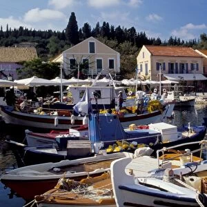 Boats in Fiscardo harbour