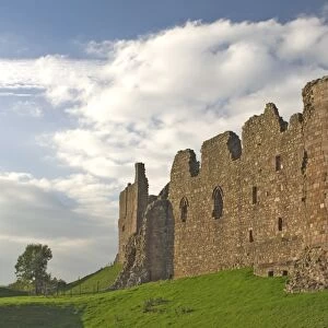 Brough Castle, dating back to the 11th century, believed to be the first stone built castle in England, built within the earthworks of a Roman fort, Cumbria, England, United