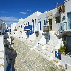 The Chora village, Kastro, Folegandros, Cyclades Islands, Greek Islands, Greece, Europe