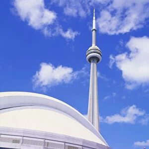 CN Tower and Skydome, Toronto, Canada