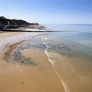 Cromer Beach from the Pier, Cromer, Norfolk, England, United Kingdom, Europe