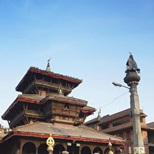 Dattatreya Temple, Tachupal Tole, Bhaktapur, UNESCO World Heritage Site, Kathmandu Valley, Nepal, Asia