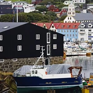 Dry dock, Port of Torshavn, Faroe Islands (Faeroes), Kingdom of Denmark, Europe