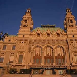 The east front of the Casino, Monte Carlo, Monaco, Europe