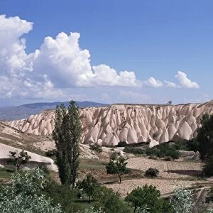 Eroded landscape surrounding Goreme