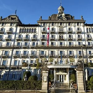Grand Hotel des Iles Borromees, Stresa, Lake Maggiore, Piedmont, Italy, Europe