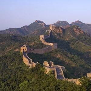 The Great Wall, near Jing Hang Ling, UNESCO World Heritage Site, Beijing, China, Asia