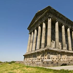 The Hellenic temple of Garni, Armenia, Caucasus, Central Asia, Asia