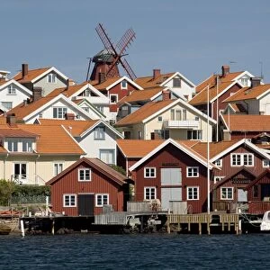 Houses Mollosund, Mollosund, West Gotaland, Sweden, Scandinavia, Europe