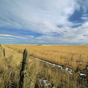 Landscape of the great wide open spaces of the prairies
