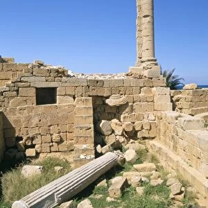 Leptis Magna, UNESCO World Heritage Site, Tripolitania, Libya, North Africa, Africa