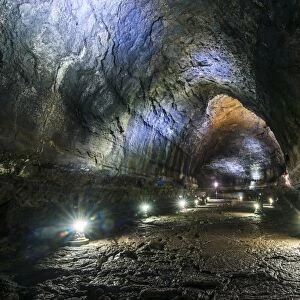Manjanggul longest lava tube system in the world on the island of Jejudo, UNESCO World Heritage Site, South Korea, Asia