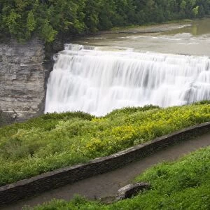 Middle Falls in Letchworth State Park, Rochester, New York State, United States of America