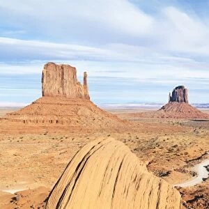 The Mittens, Navajo Tribal Park, Monument Valley, Arizona, United States of America, North America