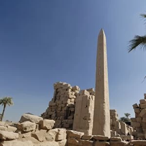 Obelisk, Temple of Karnak, near Luxor, Thebes, UNESCO World Heritage Site