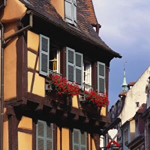 Old Fashioned Building in Colmar, Alsace, France