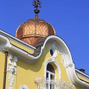 Ornate building in Burgas, Bulgaria, Europe