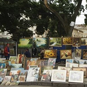 Paintings for sale at Flea Market
