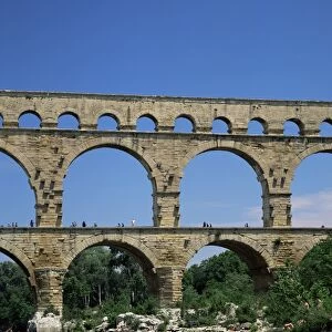 Pont du Gard, UNESCO World Heritage Site, Languedoc-Roussillon, France, Europe