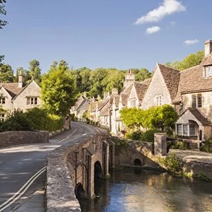 The pretty Cotswolds village of Castle Combe, north Wiltshire, England, United Kingdom