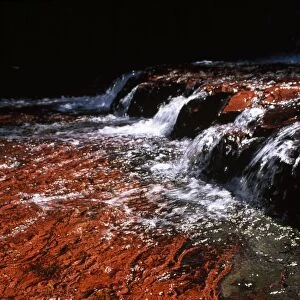 Quebrada de Jaspe, Jasper Rock Waterfall, Gran Sabana, Venezuela, South America