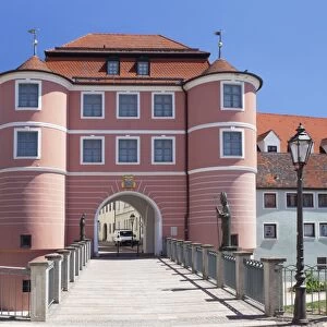 Rieder Tor gate, Donauworth, Romantic Road, Bavarian Swabia, Bavaria, Germany, Europe