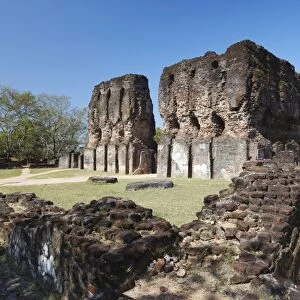 Royal Palace, Citadel, Polonnaruwa, UNESCO World Heritage Site, North Central Province, Sri Lanka, Asia