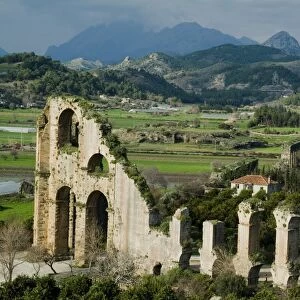Ruins of Roman aqueduct