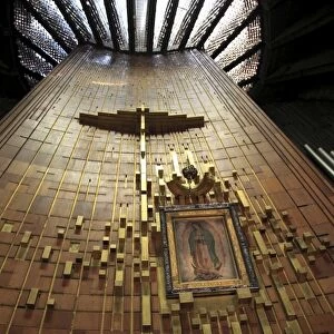 Shroud of Our Lady of Guadalupe, modern or new Basilica, Our Lady of Guadalupe