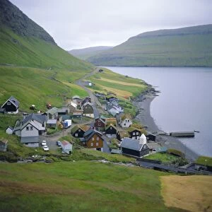 Sorvagur, Vagar, Faroe Islands, a self-governing dependancy of Denmark, Europe