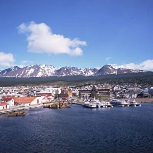 The southernmost port of Ushuaia, Argentina, South America