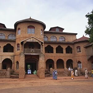 Sultans Palace as he holds court, Foumban, Western Cameroun, West Africa, Africa