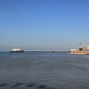 Tower, North Pier and Beach, Blackpool, Lancashire, England, United Kingdom, Europe