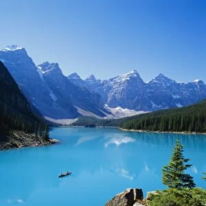 Valley of the Ten Peaks, Lake Moraine, Rocky Mountains, Banff National Park