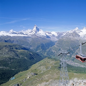 View from Rothorn to Matterhorn