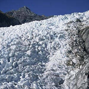 Views of the top of Fox Glacier