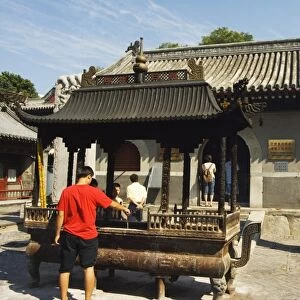White Cloud Temple (Baiyun Guan) tended by Taoist monks and founded in AD 739 with todays buildings dating from the Ming and Qing dynasties, Beijing