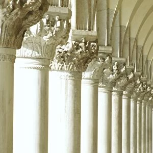 White columns of the Ducale Palace