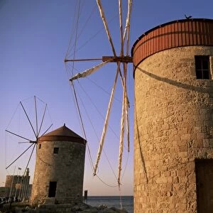 Windmills, Rhodes Harbour