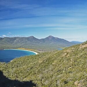 Wineglass Bay, Freycinet National Park, Freycinet Peninsula, Tasmania, Australia, Pacific
