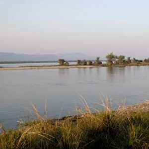 Zambezi River in the early morning, Manapools National Park, UNESCO World Heritage Site