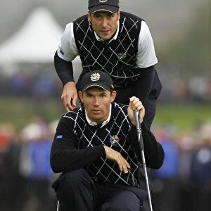 Ross Fisher and Padraig Harrington - 2010 Ryder Cup