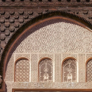 Africa, Maghreb, Morocco, Marrakesh, Medina, Medersa Ben Youssef Madrasa